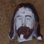 Figura Chrystus przed konserwacją